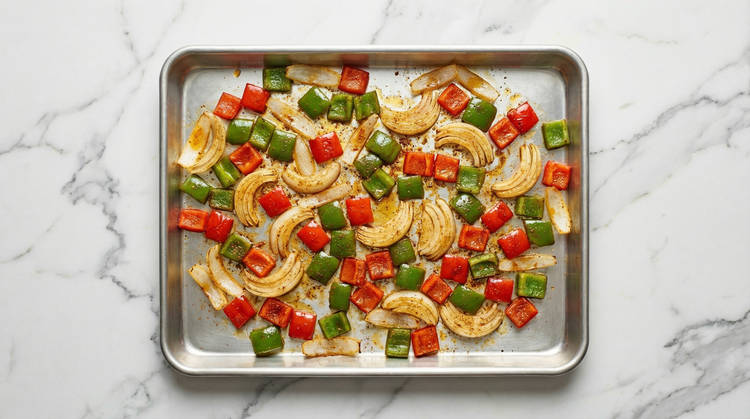 Roast Peppers & Onion