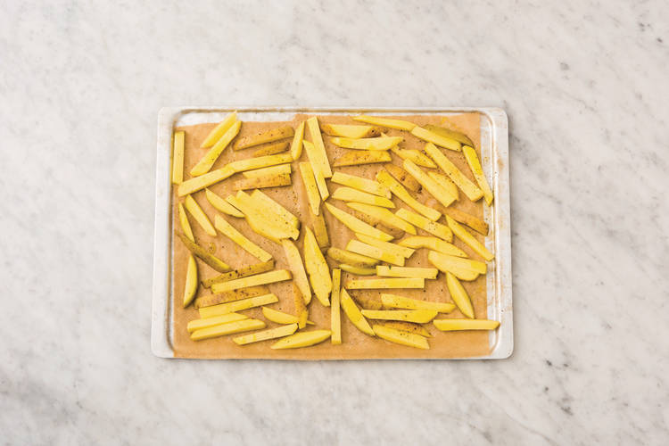 Roast the fries 