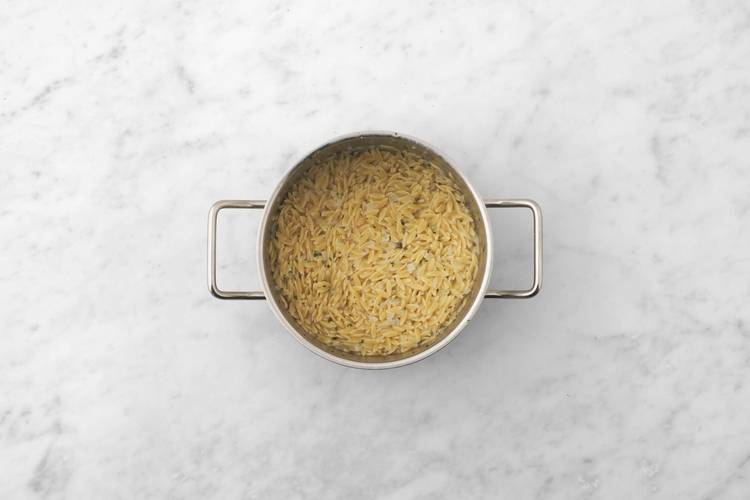 Cook orzo