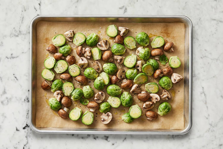 Prep and roast veggies