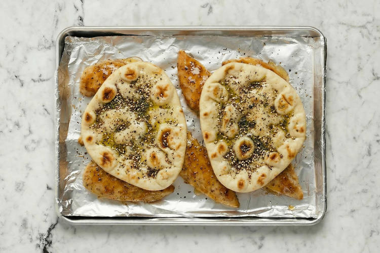 Broil flatbreads