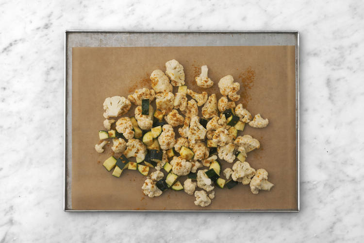 Roast the cauliflower