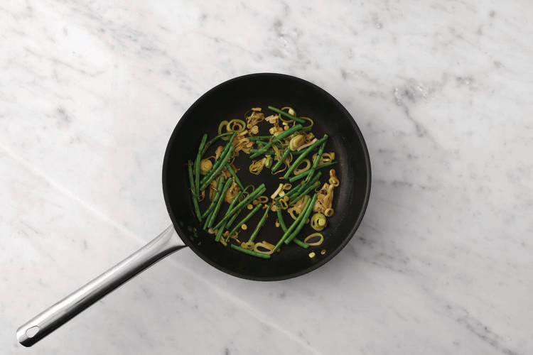 Cook the greens