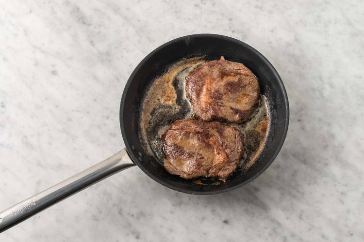 Cook the steak