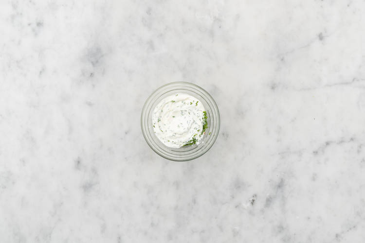 Blanda gräslöksdressing