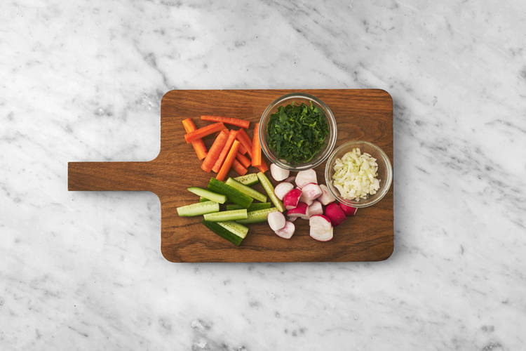 Forbered grøntsager