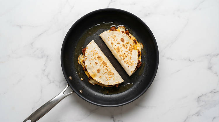 Assemble Quesadillas