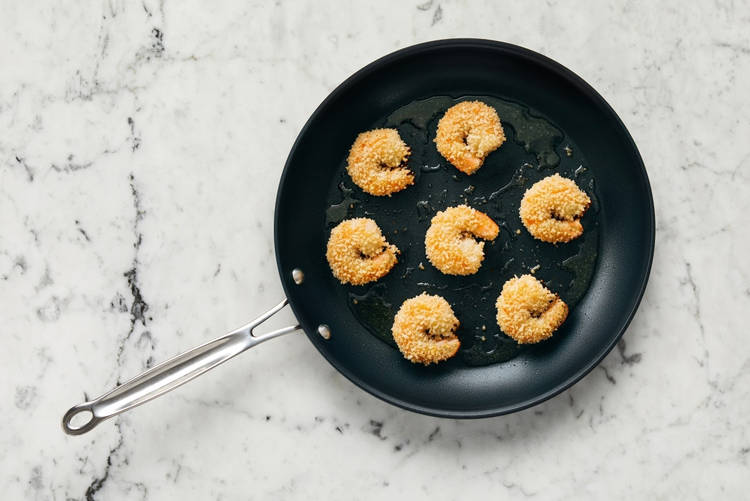 Fry shrimp