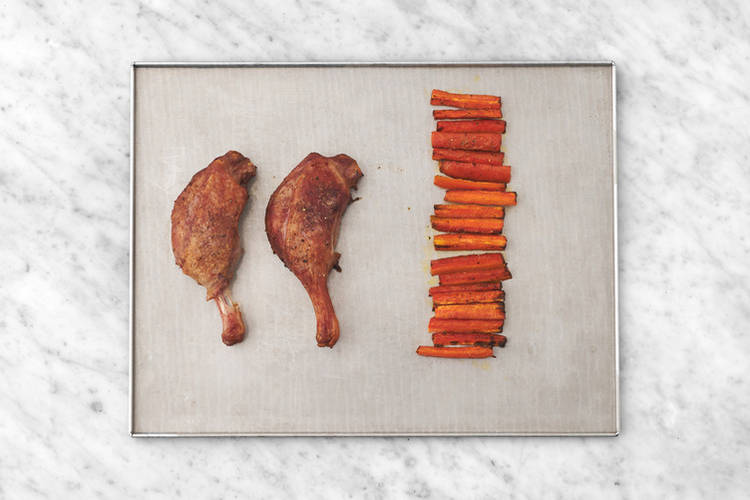 Roast the Duck and Carrots