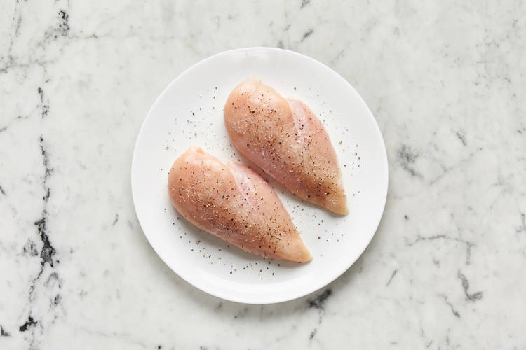 Préparer le poulet 