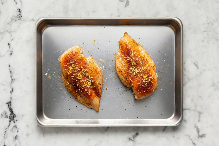 Cook chicken