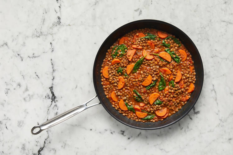 Cook veggies