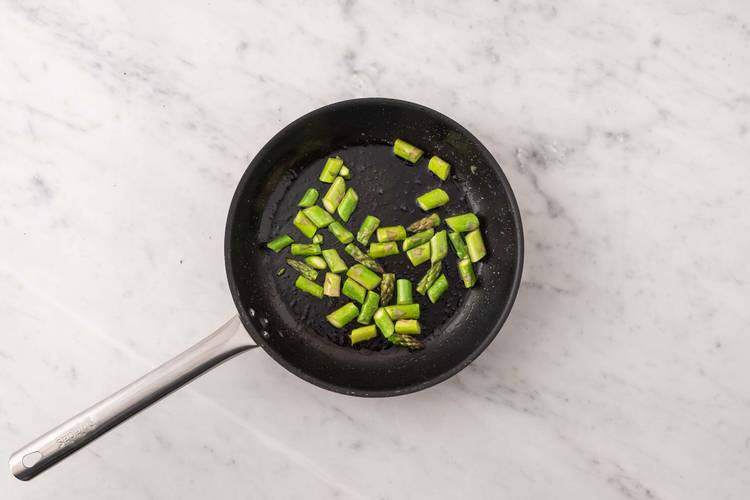 Cook asparagus