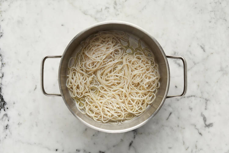 Boil noodles
