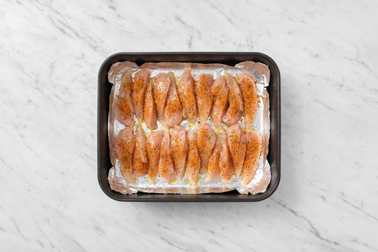 Cook the prawns