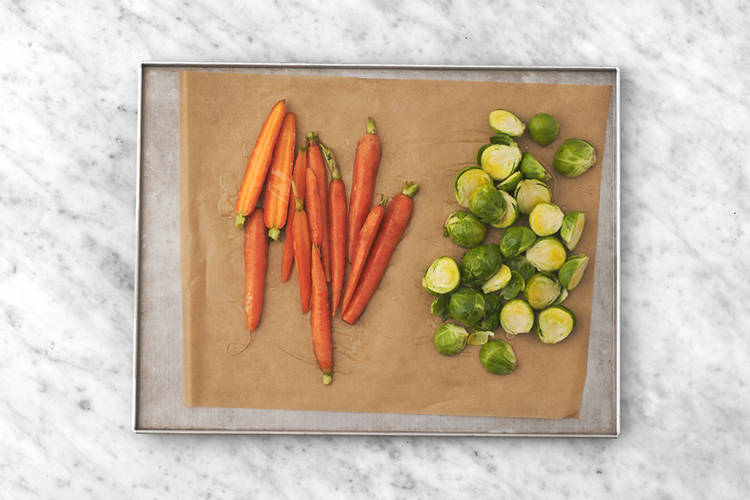 Roast the veggies