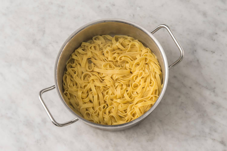 Cook the pasta
