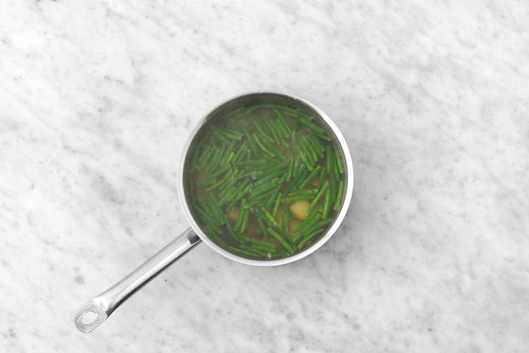 Gemüse kochen