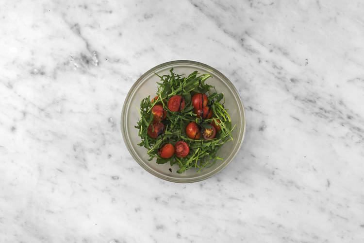 Salat zubereiten
