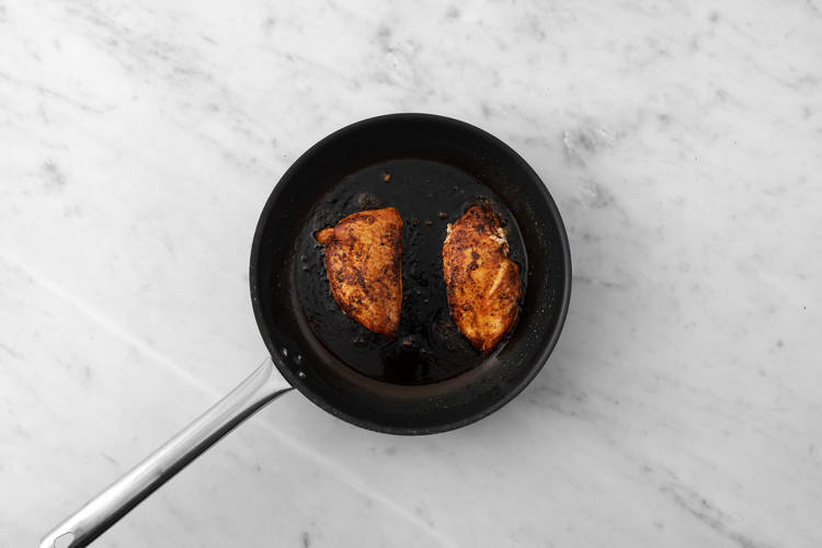 Hähnchen braten