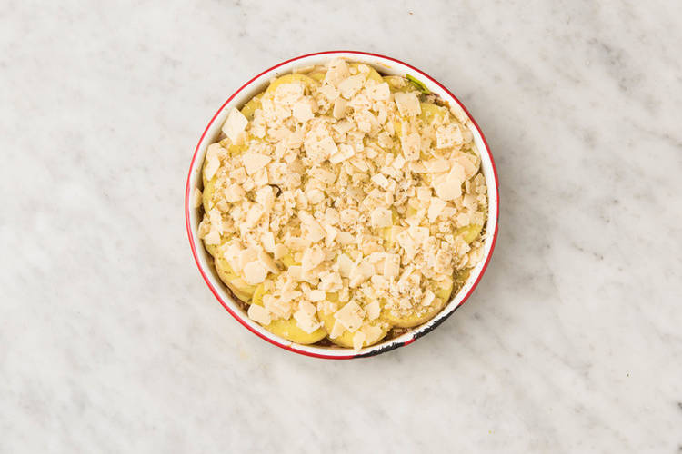 Gratin backen