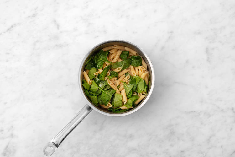 Pasta vollenden