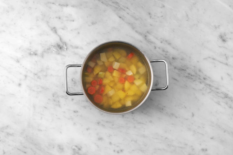 Gemüse kochen