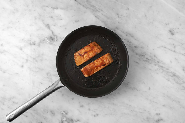 Lachs braten