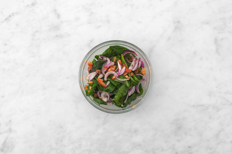 Salat fertigstellen