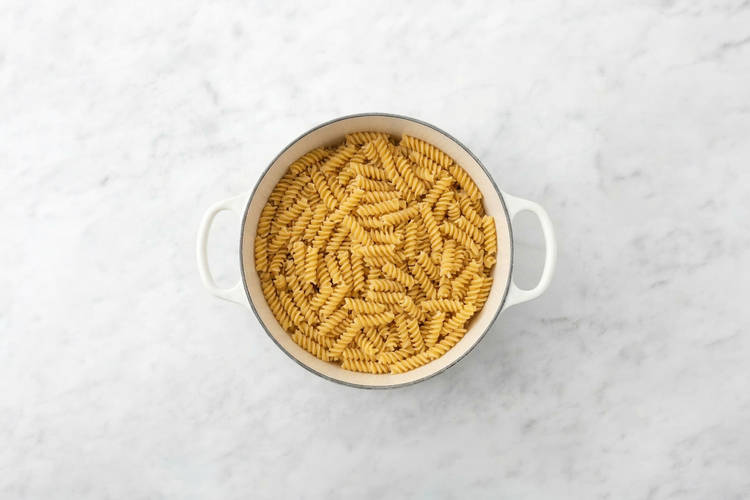 Cook the pasta