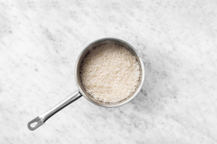 Make the coconut rice