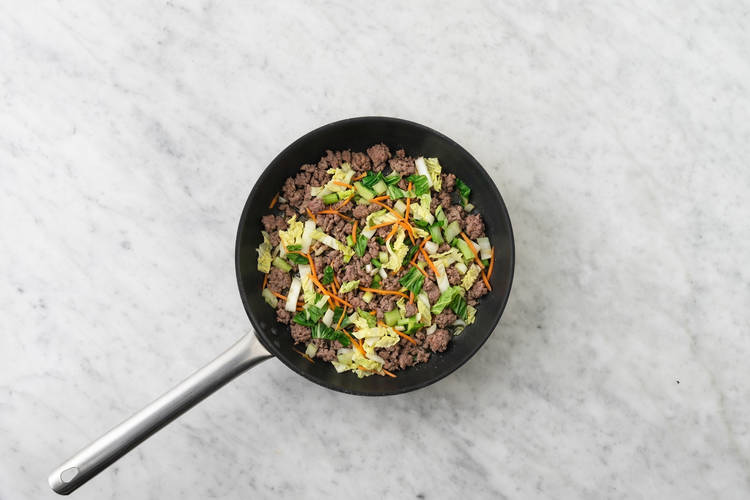 Start the stir-fry