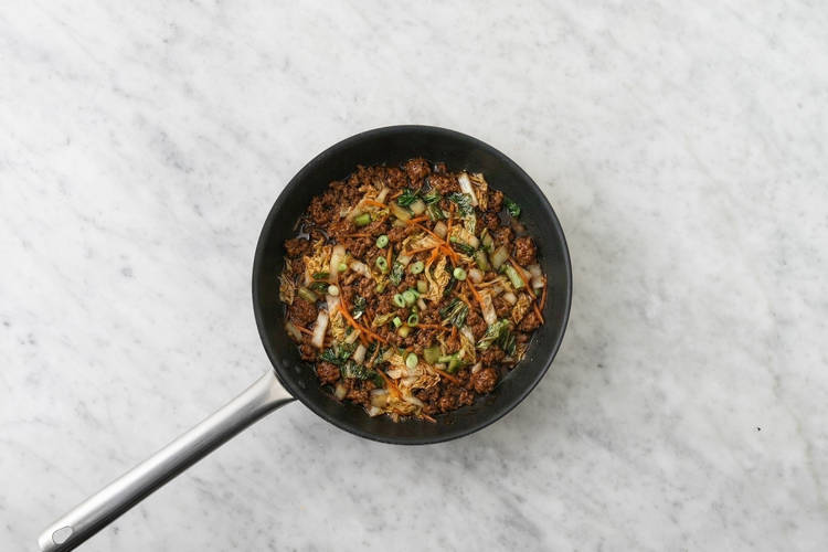 Finish the stir-fry