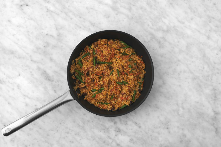 Start the biryani