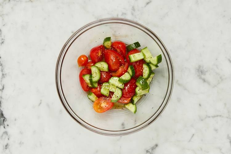 Commencer la salade