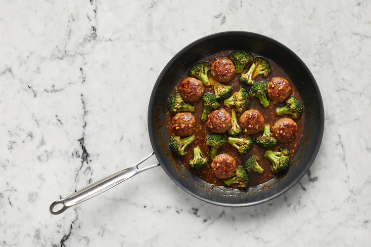 Finish meatballs