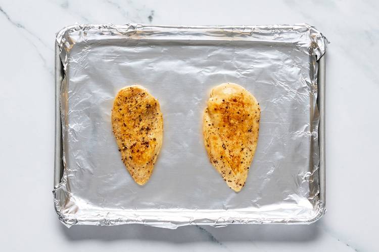 Préparer et cuire le poulet