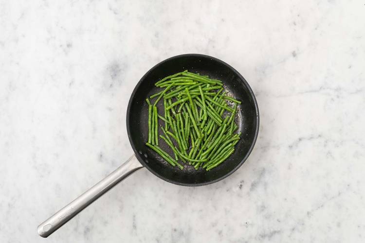 Cuire les haricots verts