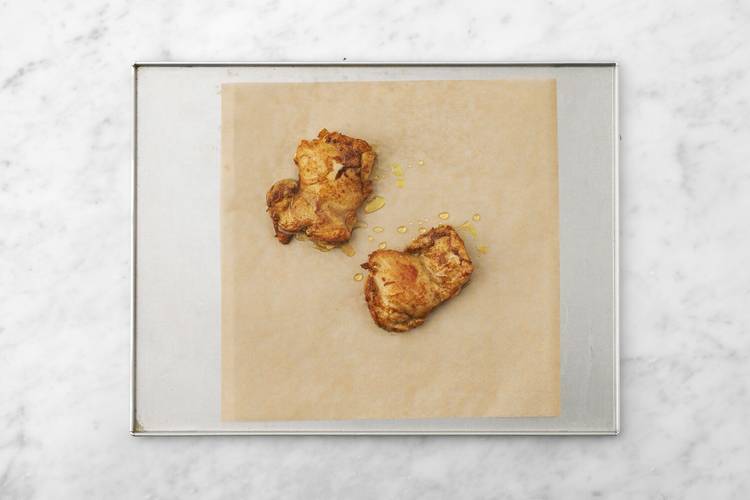 Cuire le poulet