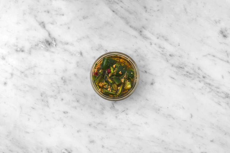 Préparer la salade