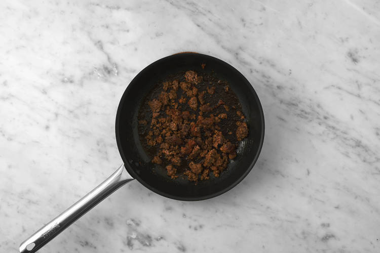 Hackfleisch anbraten