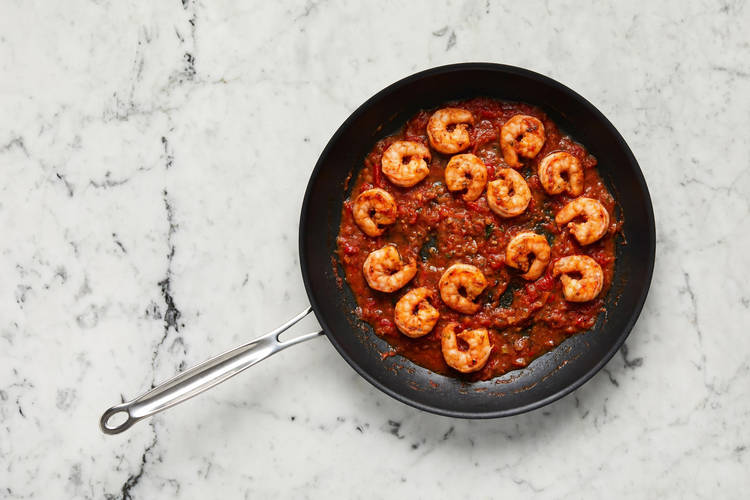 Cuire les crevettes