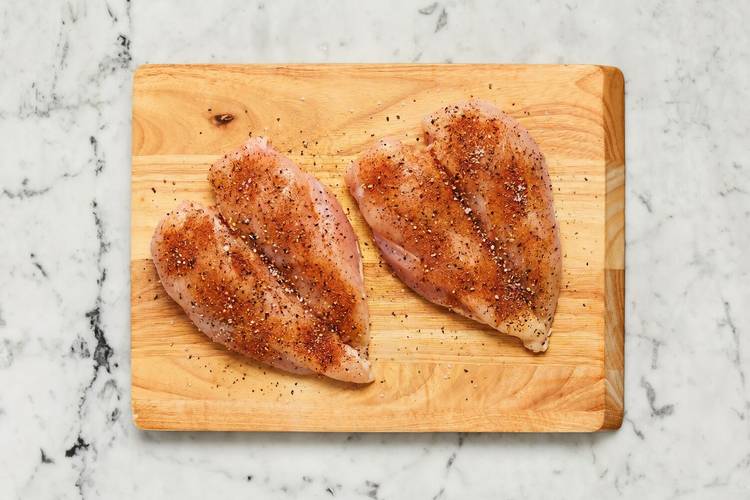Préparer le poulet