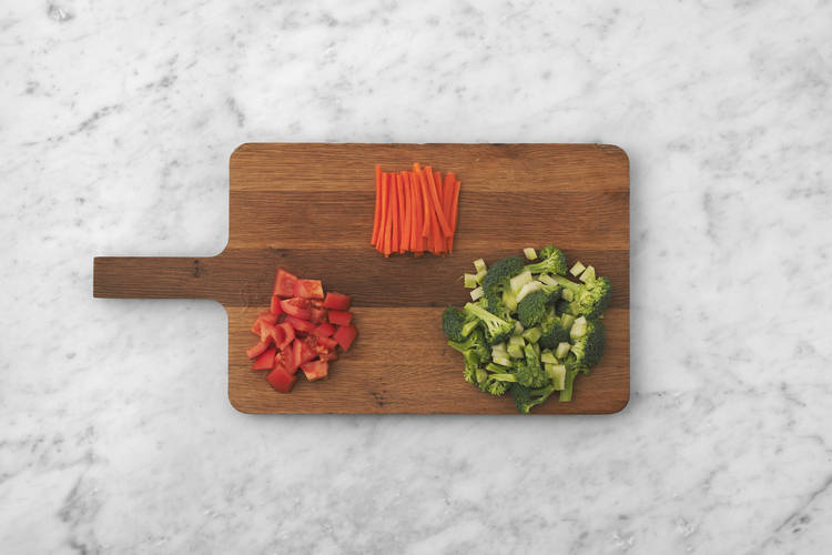 Prep the veggies
