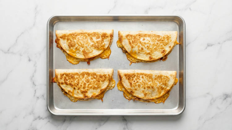 Assemble & Bake Quesadillas