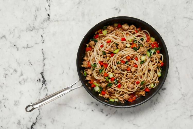 Assemble stir-fry