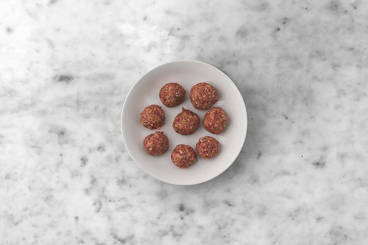 Make the beef meatballs