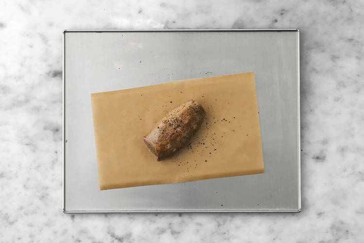Roast the pork fillet