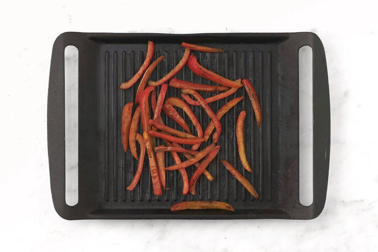 Grill the veggies
