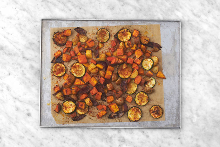 Roast the veggies 
